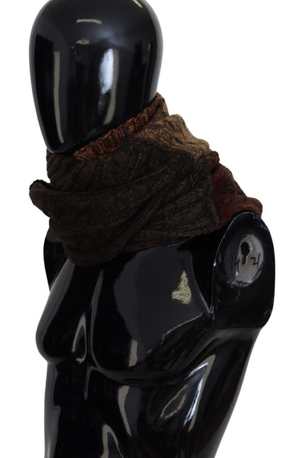 Dolce &amp; Gabbana Mehrfarbiger gestrickter Herren-Halswickelschal