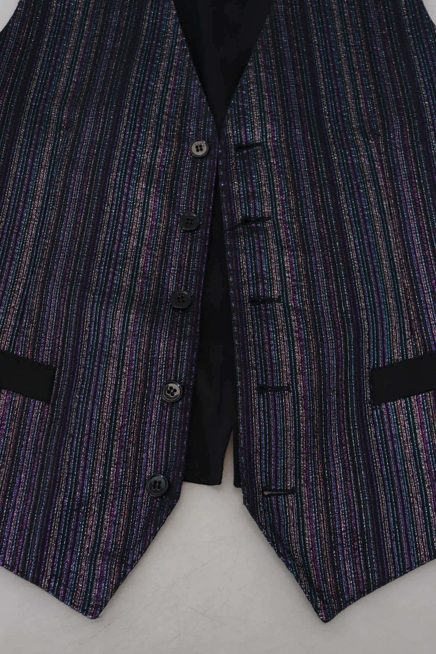 Dolce &amp; Gabbana Mehrfarbige Weste aus Polyester, formelle Weste