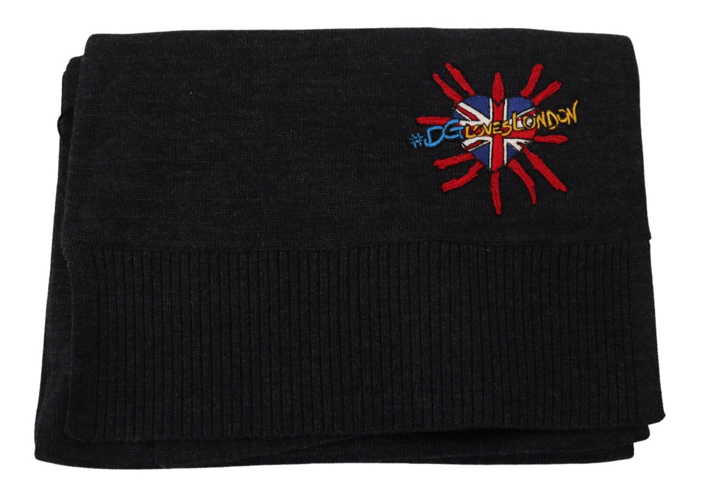 Dolce &amp; Gabbana – Schwarzer Wickelschal „Sacred Heart“ #DGLovesLondon