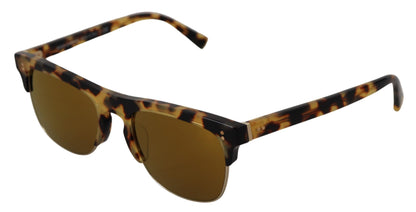 Dolce &amp; Gabbana Braungold Acetat Havana DG430A Sonnenbrille