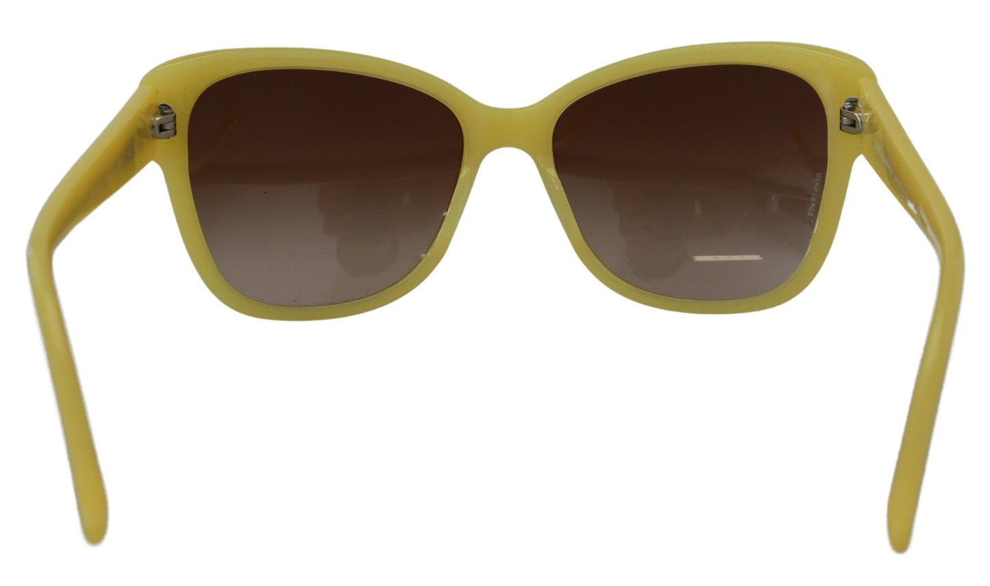 Dolce &amp; Gabbana – Sonnenbrille DG4124 mit gelbem Acetatrahmen und Sternenverzierung
