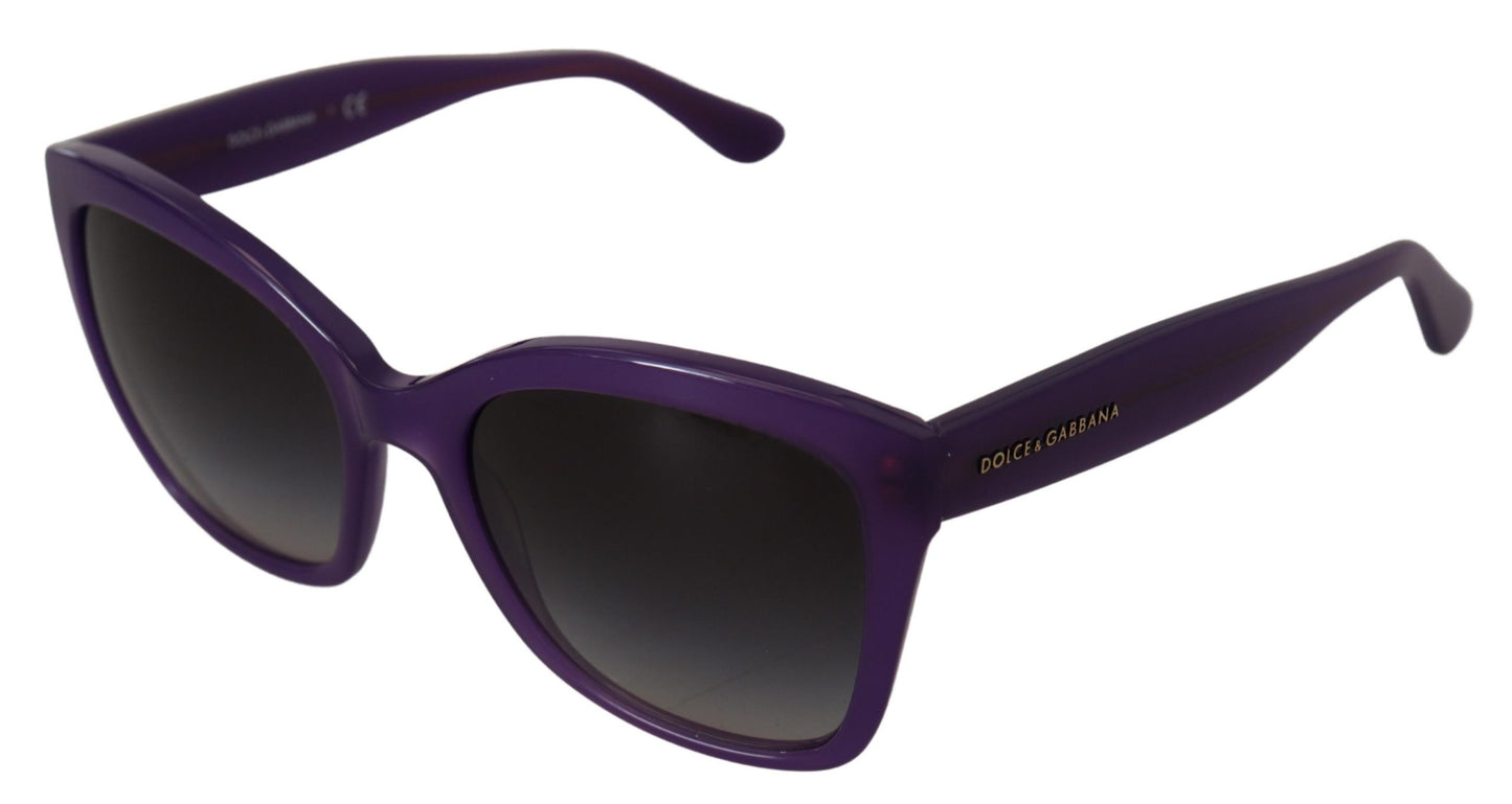 Dolce &amp; Gabbana – Quadratische Sonnenbrille mit Vollrand DG4240 aus Acetat in Lila