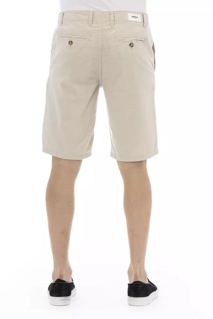 Baldinini Trend Beige Baumwolle Herren Bermuda Short
