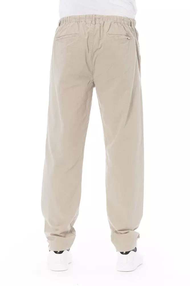 Baldinini Trend Beige Baumwolle Herren Chinohose