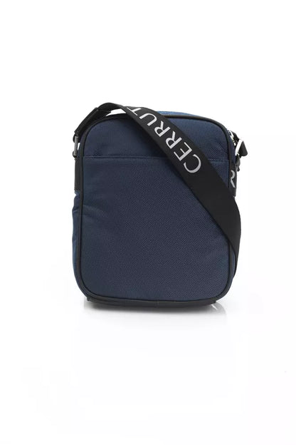 Cerruti 1881 Damen-Umhängetasche aus blauem Leder