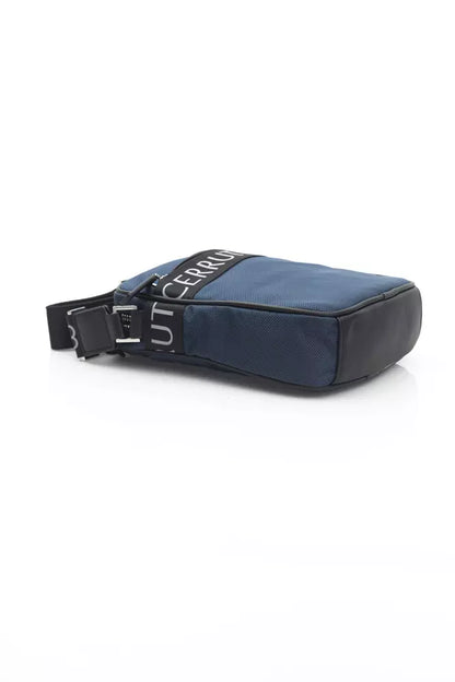 Cerruti 1881 Damen-Umhängetasche aus blauem Leder