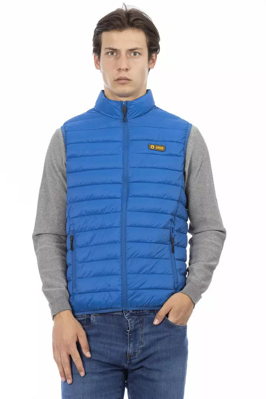 Ciesse Outdoor Blaue Polyester-Herrenjacke ohne Ärmel