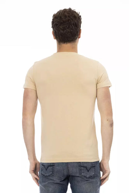 Trussardi Action Beige Baumwolle Herren T-Shirt