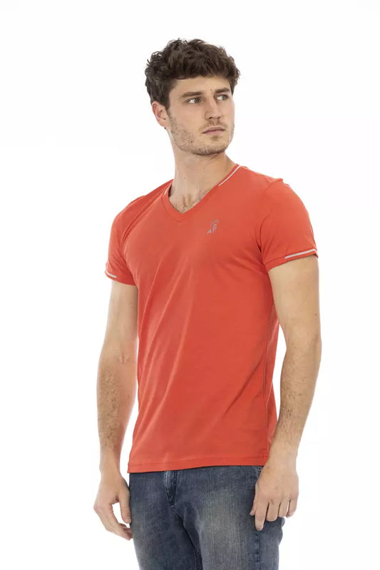 Trussardi Action Orange Baumwoll-Herren-T-Shirt