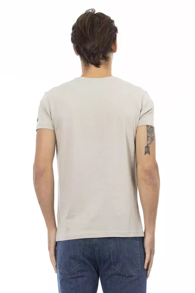 Trussardi Action Beige Baumwolle Herren T-Shirt
