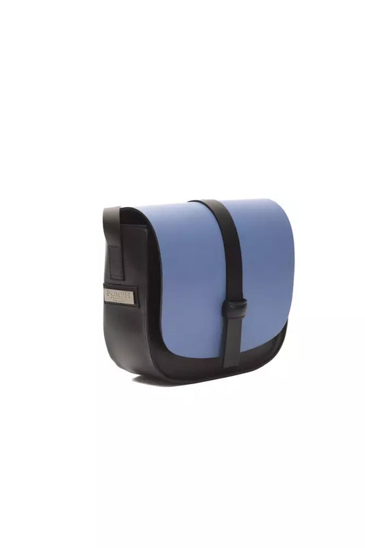 Pompei Donatella – Umhängetasche aus blauem Leder für Damen