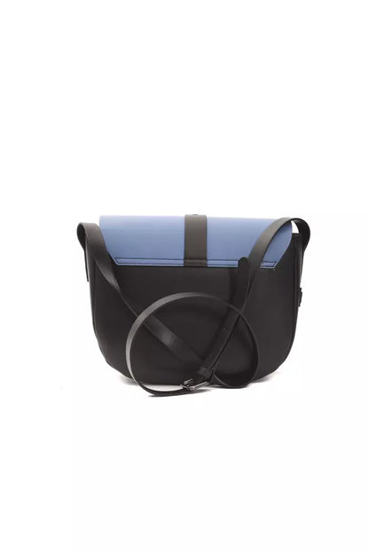Pompei Donatella – Umhängetasche aus blauem Leder für Damen
