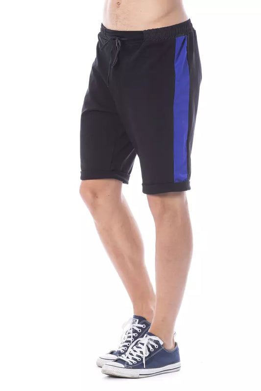 Verri Herrenshorts aus schwarzer Baumwolle