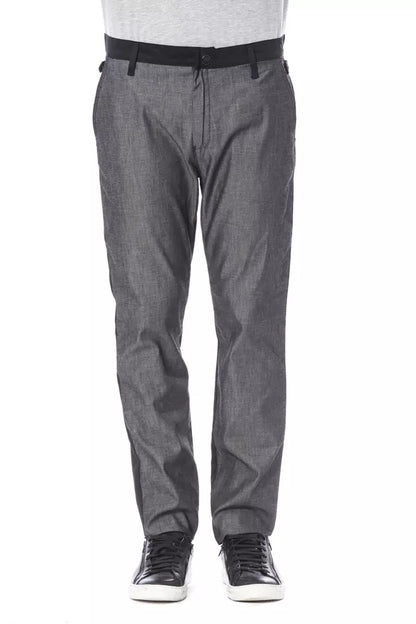 Verri Schwarze Baumwollhose für Herren