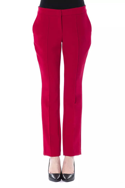 BYBLOS Fuchsia Polyester Damen Hose