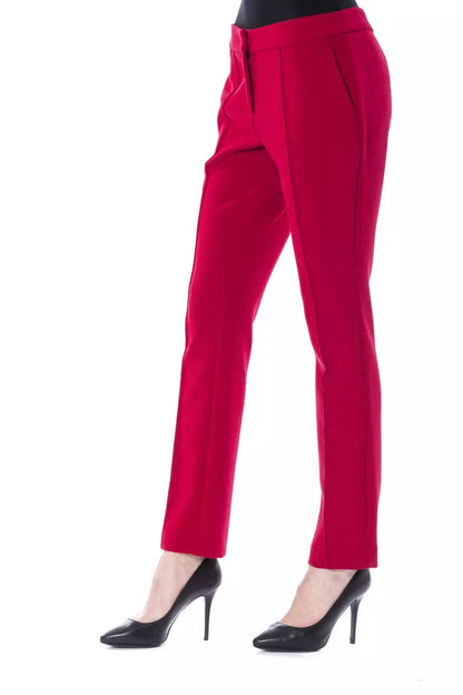 BYBLOS Fuchsia Polyester Damen Hose