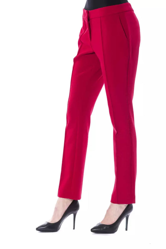 BYBLOS Fuchsia Polyester Damen Hose