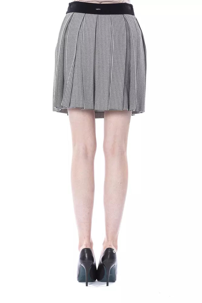 BYBLOS Schwarzer Viskose-Damenrock