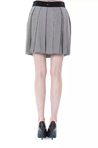 BYBLOS Schwarzer Viskose-Damenrock