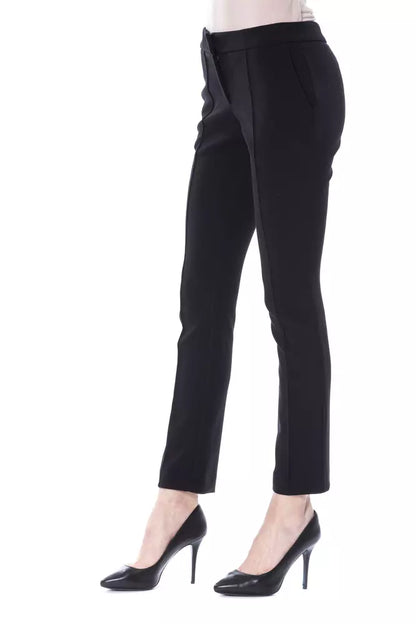 BYBLOS Schwarze Polyester-Damenhose