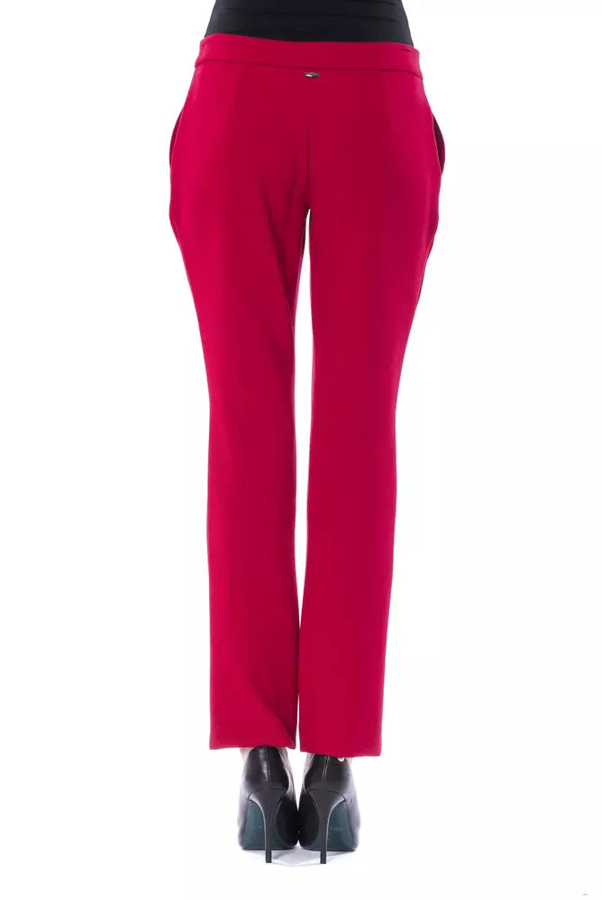 BYBLOS Fuchsia Polyester Damen Hose