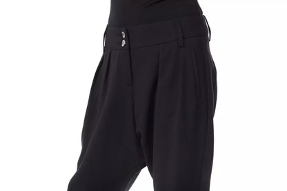 BYBLOS Schwarze Polyester-Damenhose
