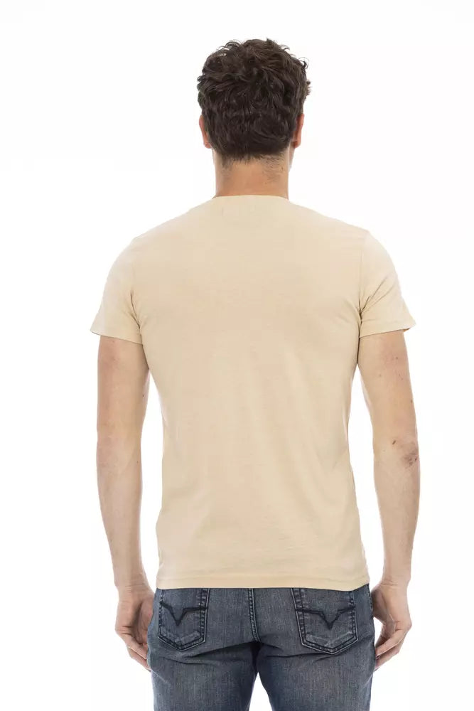 Trussardi Action Beige Baumwolle Herren T-Shirt