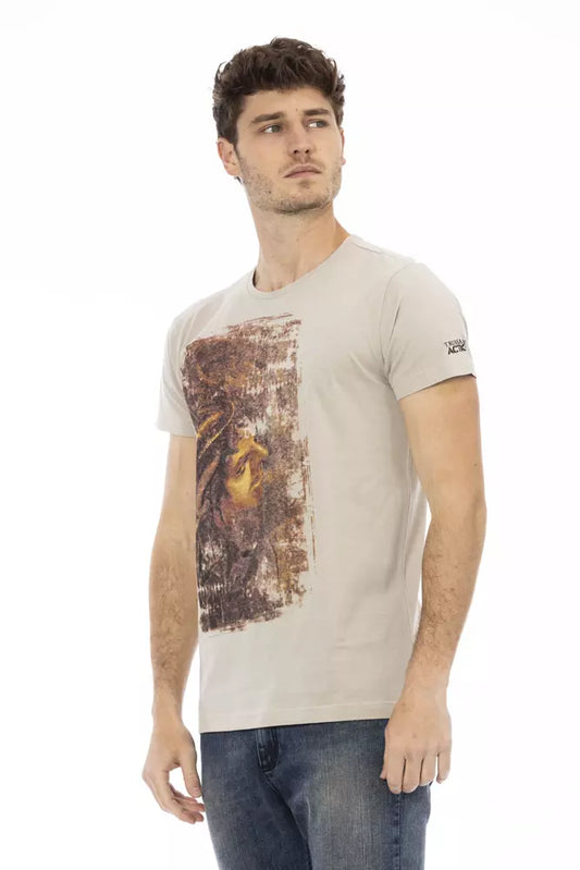Trussardi Action Beige Baumwolle Herren T-Shirt