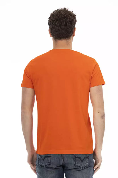 Trussardi Action Orange Baumwolle Herren T-Shirt