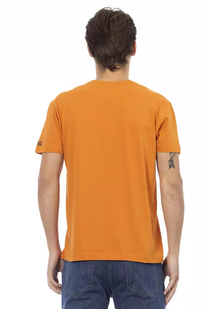 Trussardi Action Orange Baumwolle Herren T-Shirt