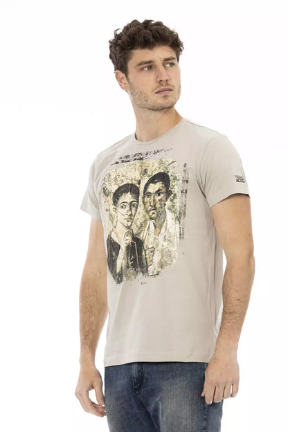 Trussardi Action Beige Baumwolle Herren T-Shirt