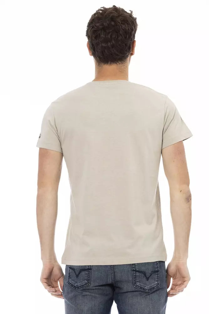 Trussardi Action Beige Baumwolle Herren T-Shirt