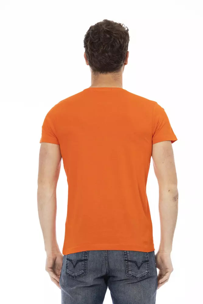 Trussardi Action Orange Baumwolle Herren T-Shirt