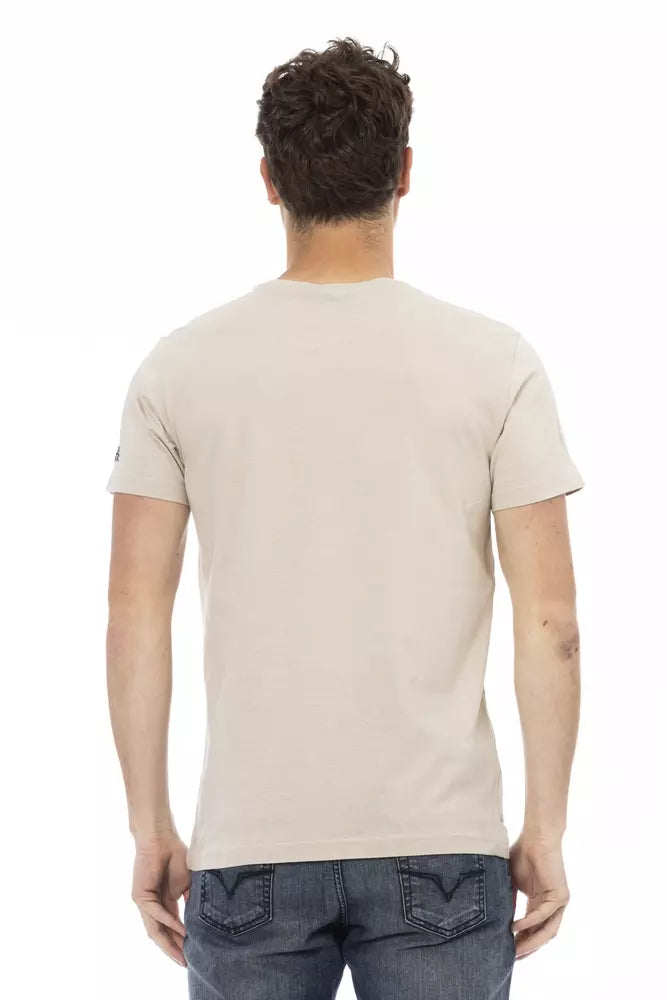 Trussardi Action Beige Baumwolle Herren T-Shirt