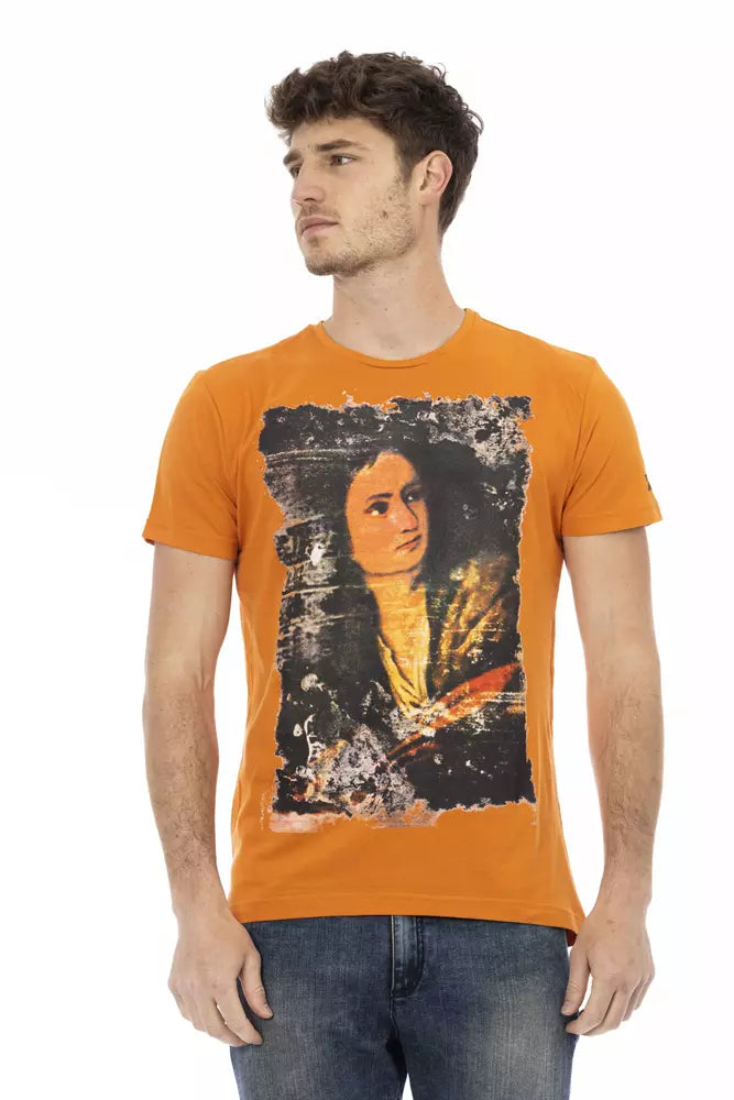 Trussardi Action Orange Baumwolle Herren T-Shirt