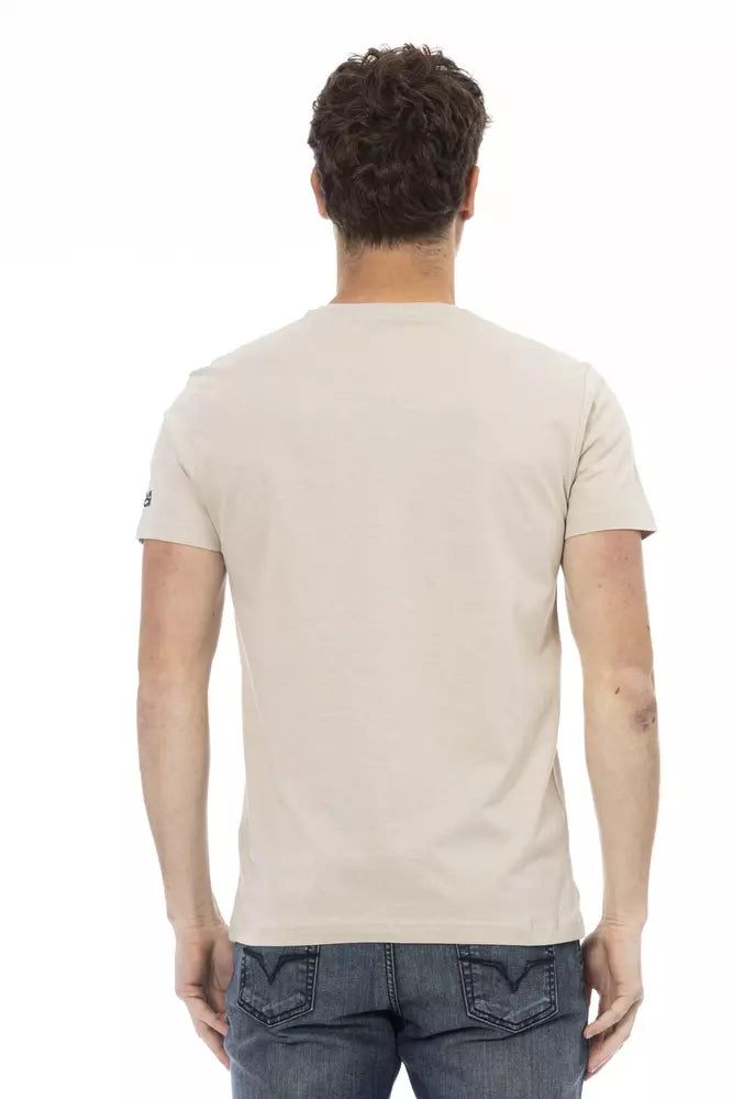 Trussardi Action Beige Baumwolle Herren T-Shirt
