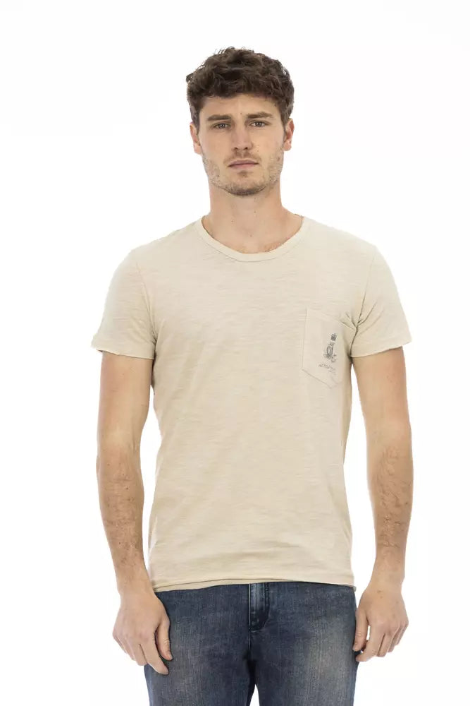 Trussardi Action Beige Baumwolle Herren T-Shirt