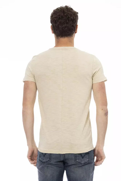 Trussardi Action Beige Baumwolle Herren T-Shirt