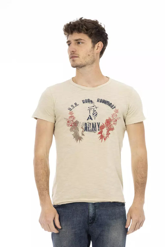 Trussardi Action Beige Baumwolle Herren T-Shirt