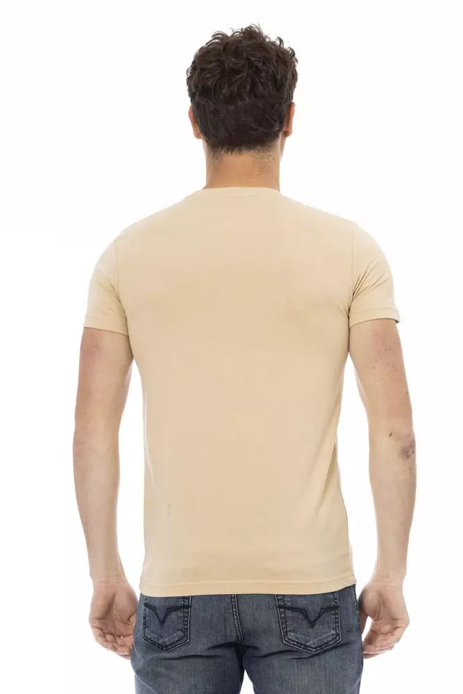 Trussardi Action Beige Baumwolle Herren T-Shirt
