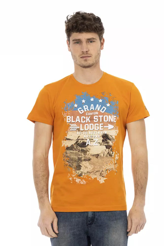 Trussardi Action Orange Baumwolle Herren T-Shirt