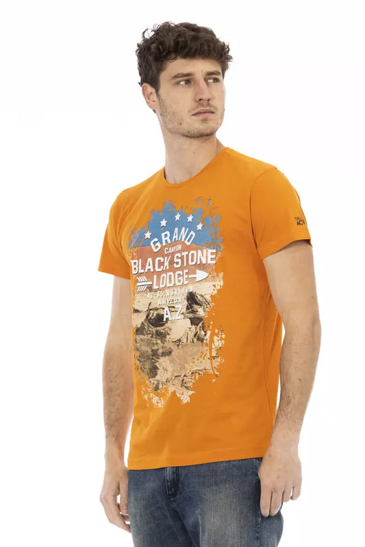 Trussardi Action Orange Baumwolle Herren T-Shirt