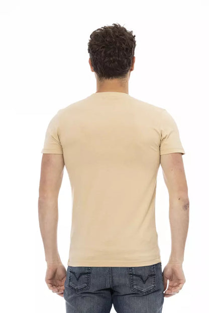 Trussardi Action Beige Baumwolle Herren T-Shirt