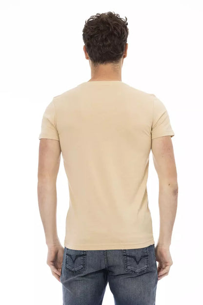 Trussardi Action Beige Baumwolle Herren T-Shirt