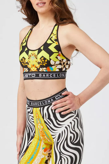 Custo Barcelona Gelbes Polyamid-Damentop