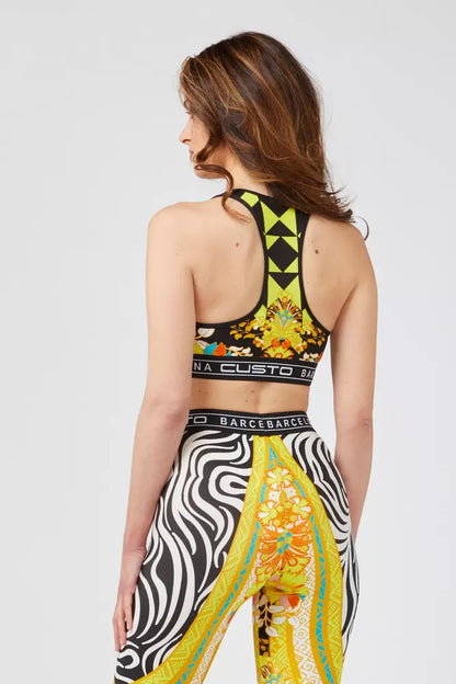 Custo Barcelona Gelbes Polyamid-Damentop