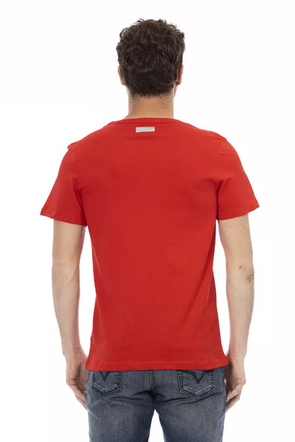 Bikkembergs Rotes Baumwoll-T-Shirt für Herren