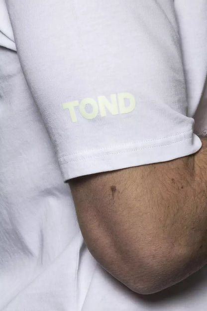 Tond Weißes Herren-T-Shirt aus Baumwolle