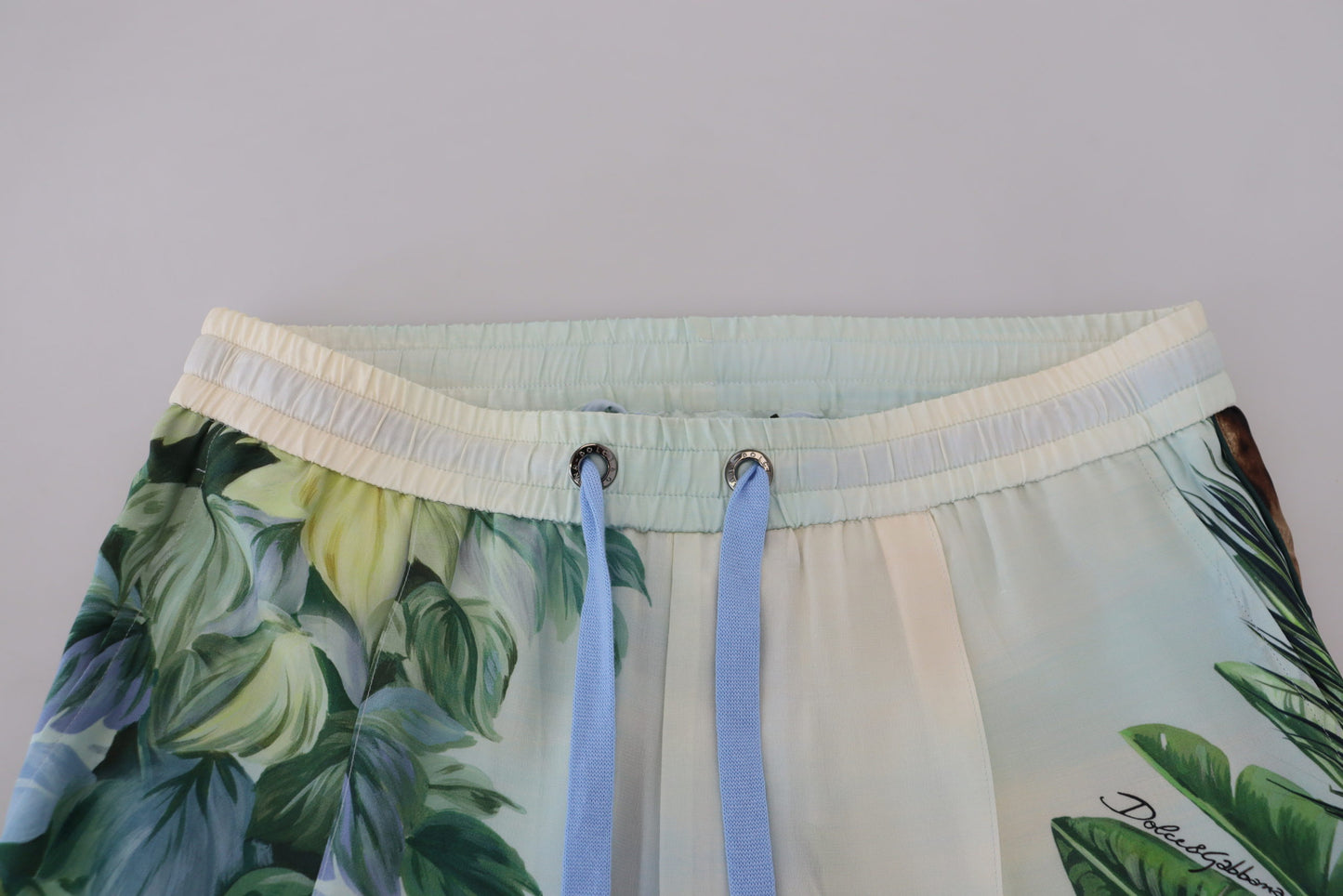 Dolce &amp; Gabbana Weiße Jogginghose mit Blumenmuster für Herren