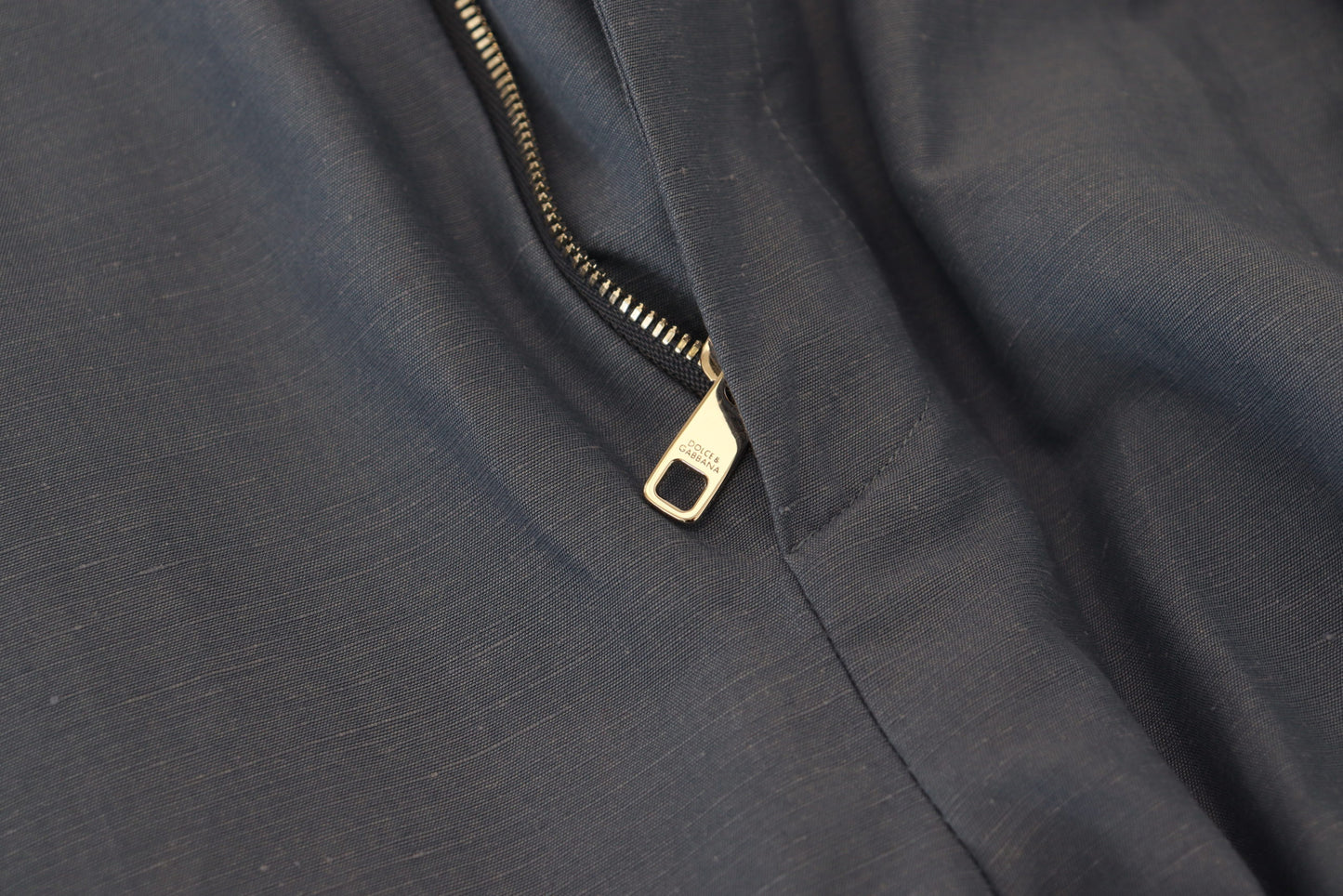 Dolce &amp; Gabbana – Blaue Chinohose aus Leinen für Herren